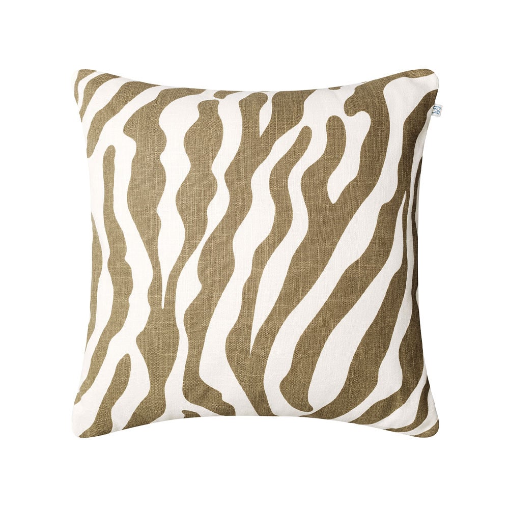 Chhatwal & Jonsson Zebra Outdoor -tyyny 50 x 50 Shitake/off white