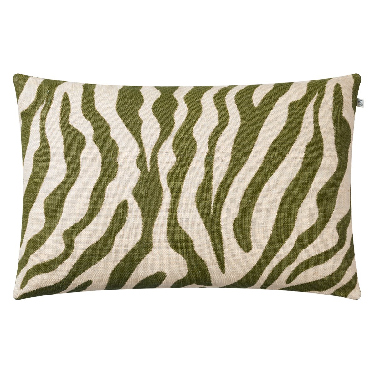 Chhatwal & Jonsson Zebra tyynynpäällinen 40×60 cm Cactus green