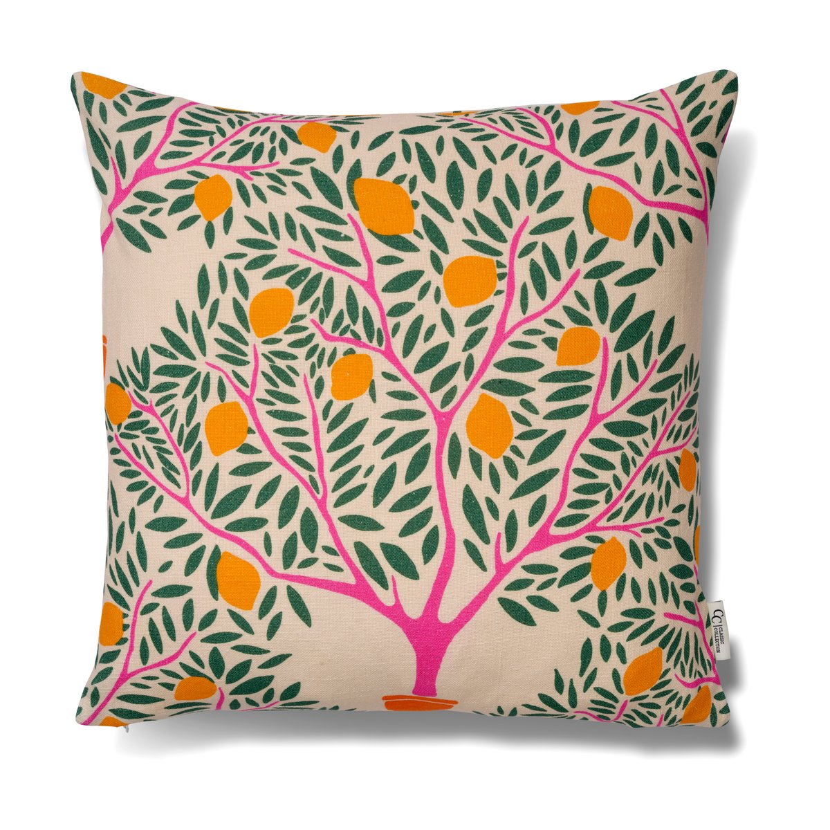 Classic Collection Lemon garden tyynynpäällinen 50×50 cm Vihreä