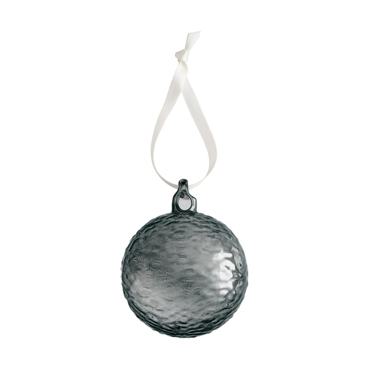 Gry Marble joulupallo Ø8 cm - Smoke - Cooee Design