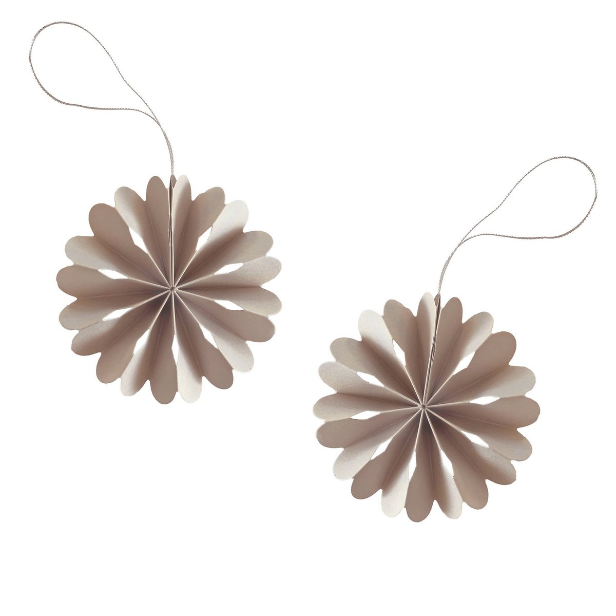 Cooee Design Paper Flowers -joulukoriste Sand