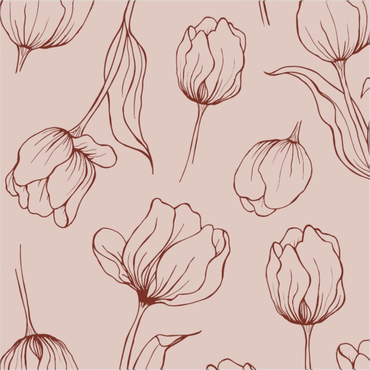 Cooee Design Tulipa lautasliinat 33 x 33 cm Blush