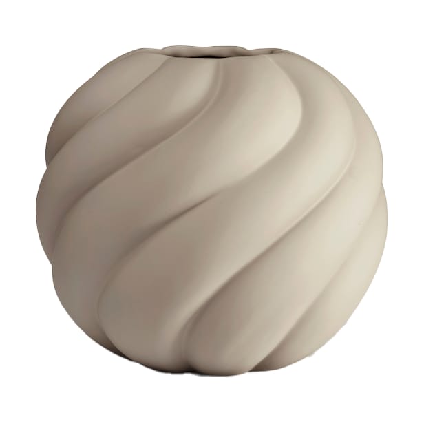 Twist ball vaasi 12 cm - Hiekka - Cooee Design