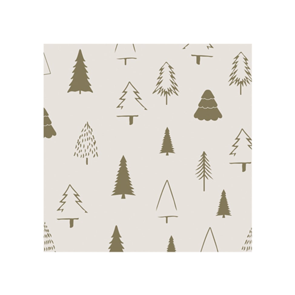 Cooee Design Woods lautasliina 33×33 cm 20-pack Shell-olive