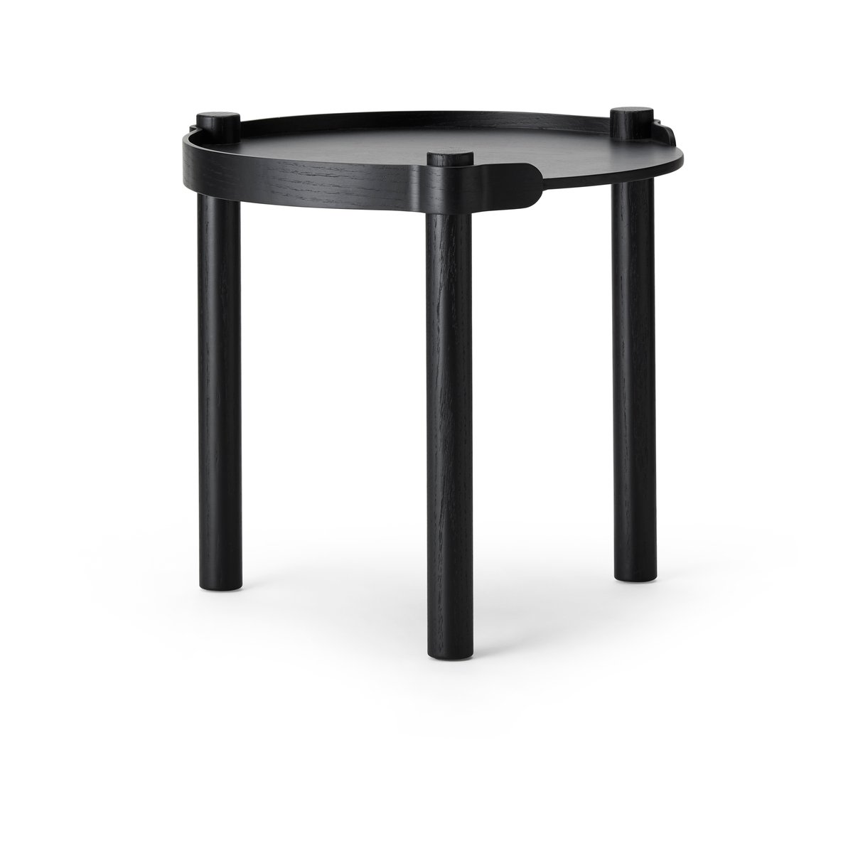 Cooee Design Woody pöytä Ø45 cm Black stained oak