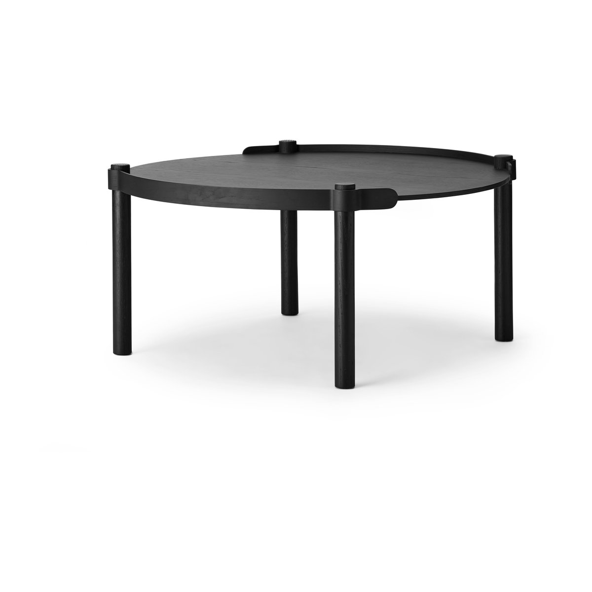 Cooee Design Woody pöytä Ø80 cm Black stained oak