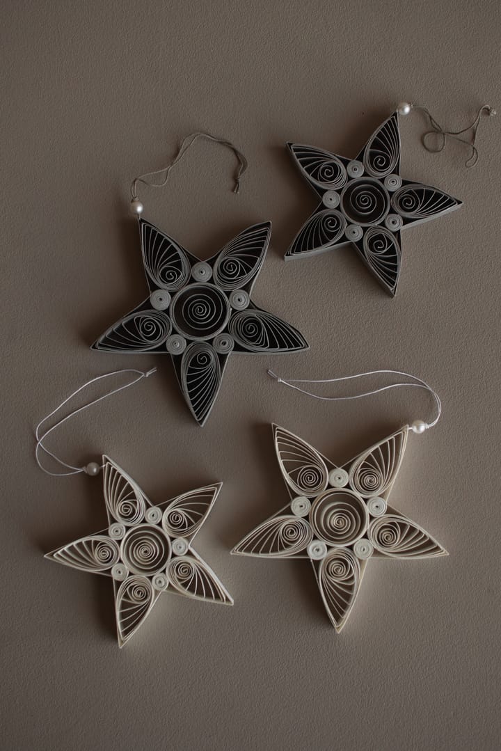 Paper star joulukoriste 10,5 cm - White - DBKD