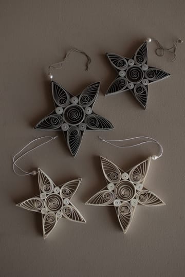 Paper star joulukoriste 13 cm - White - DBKD