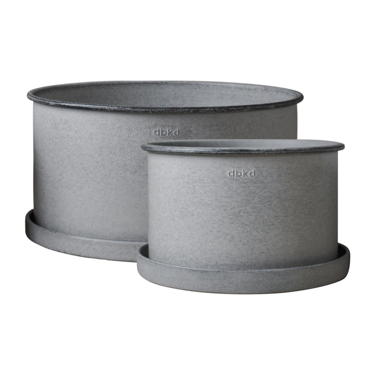 DBKD Plant bowl -ruukku 2-pakkaus Light grey