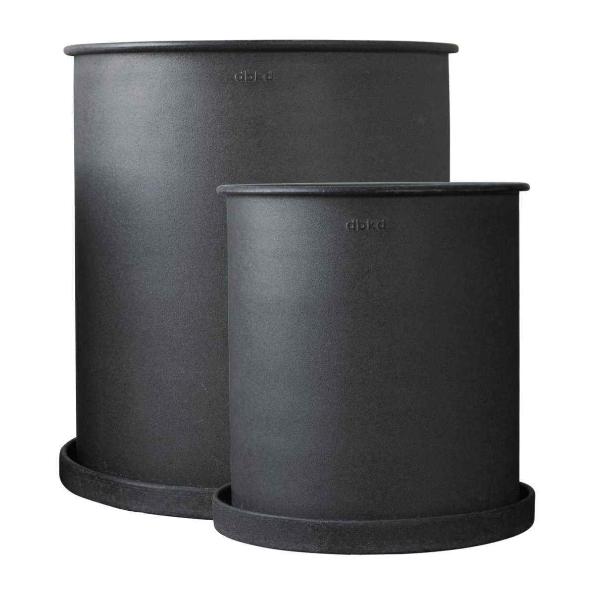 DBKD Plant pot -ruukku 2-pakkaus Black