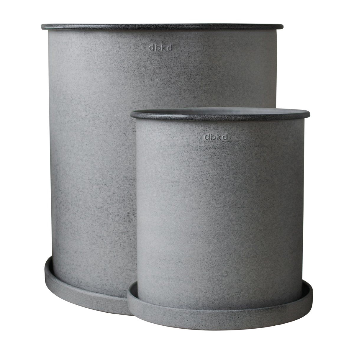 DBKD Plant pot -ruukku 2-pakkaus Light grey