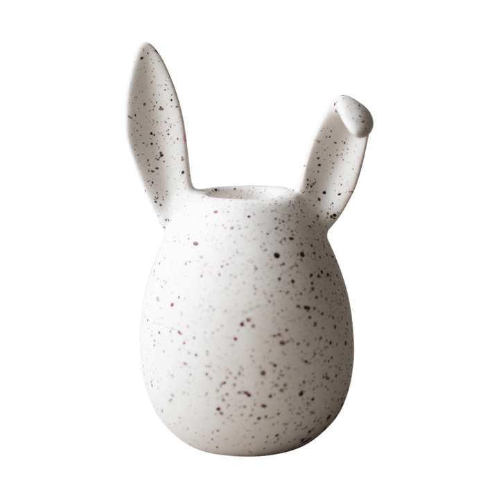 Rabbit kynttilänjalka 13 cm - White dot - DBKD