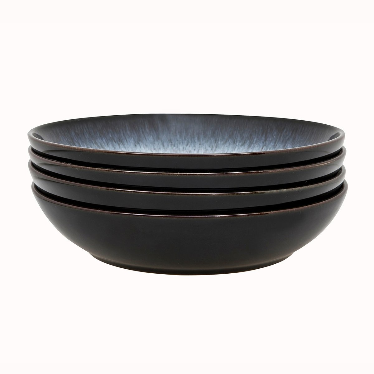 Denby Halo pastakulho 22 cm 4-pakkaus Sininen-harmaa-musta