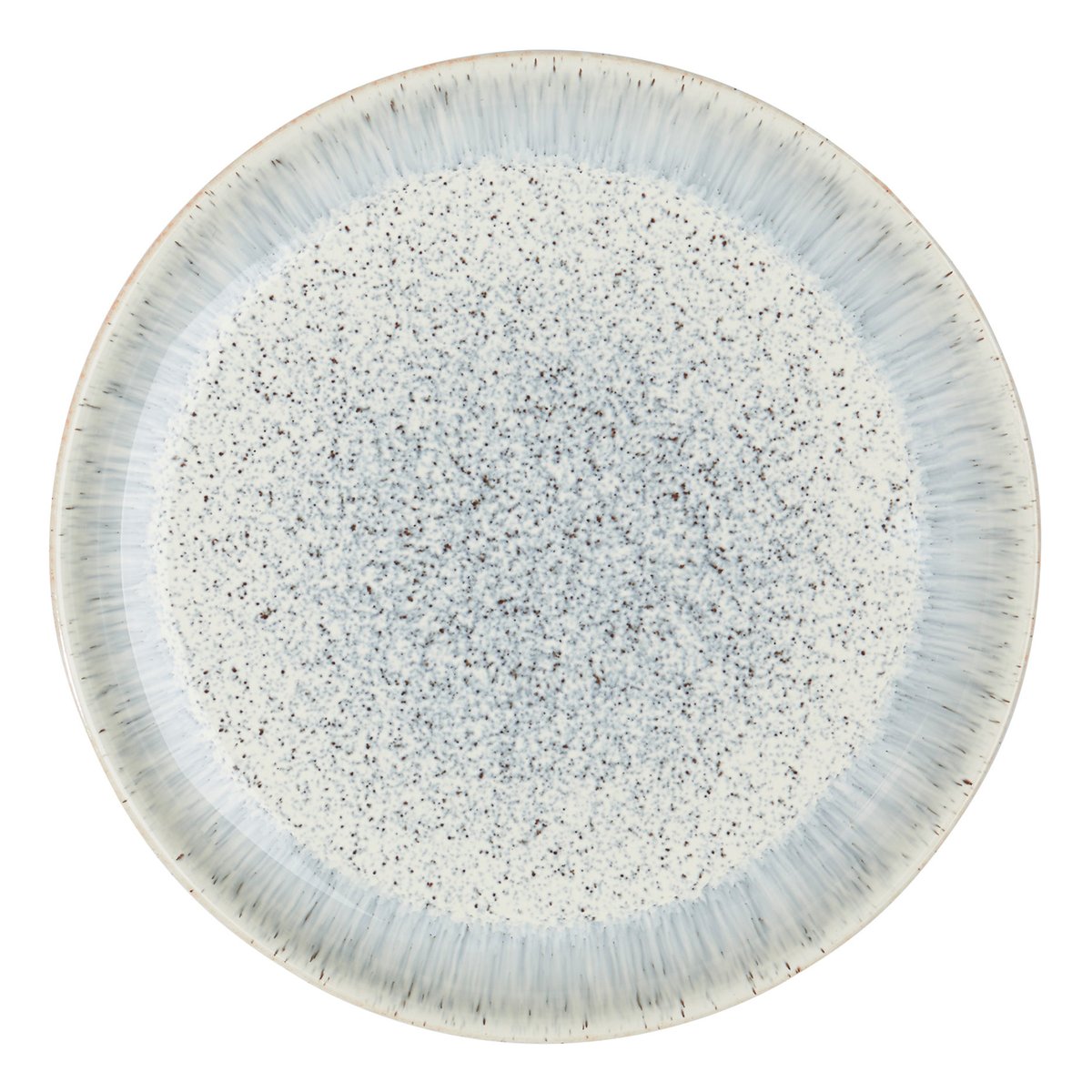 Denby Halo Speckle coupe -lautanen 26 cm Harmaa-ruskea