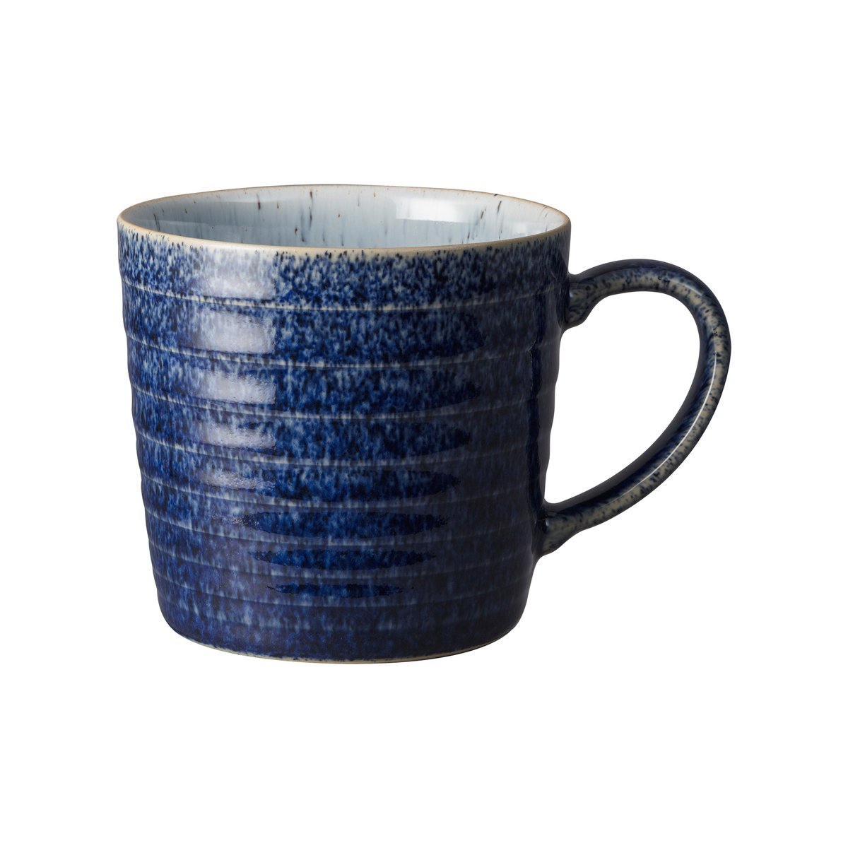 Denby Studio Blue uritettu muki 40 cl Cobalt-pebble