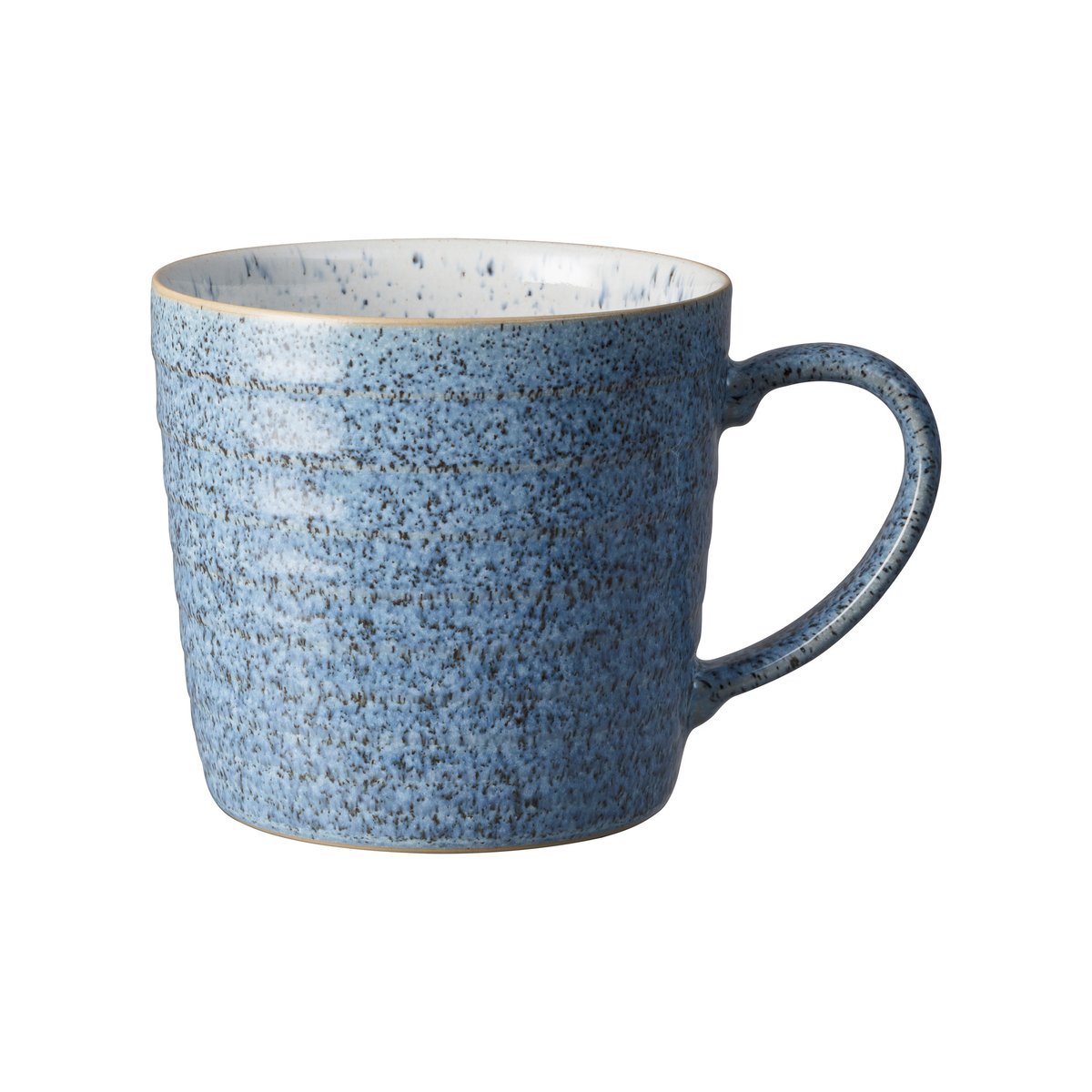 Denby Studio Blue uritettu muki 40 cl Flint-chalk