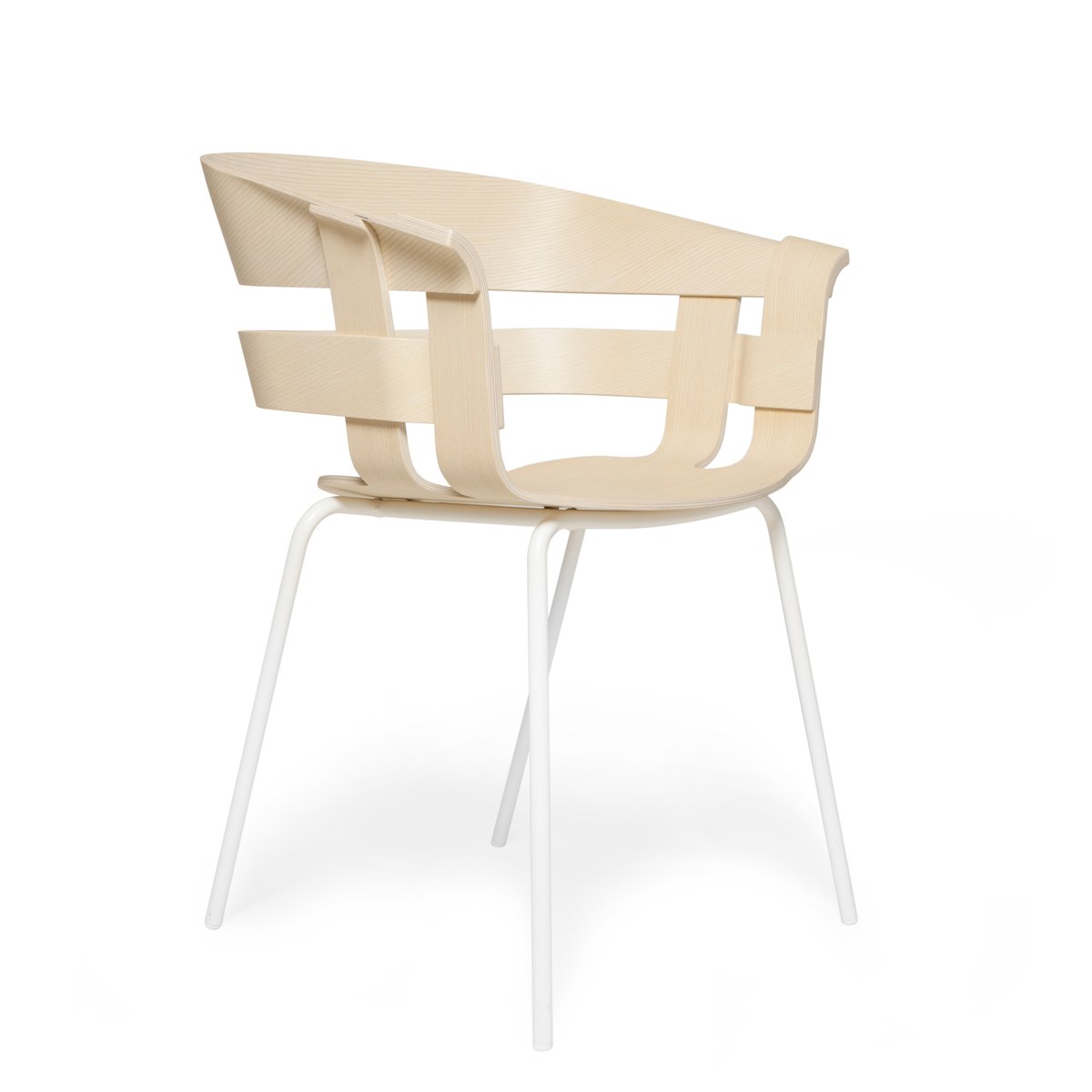 Design House Stockholm Wick Chair tuoli saarni-vita metallben