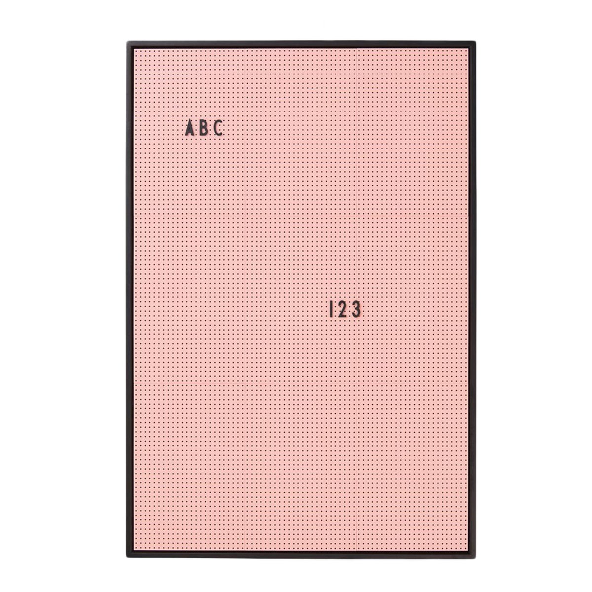 Design Letters Design Letters kirjaintaulu A2 vaaleanpunainen