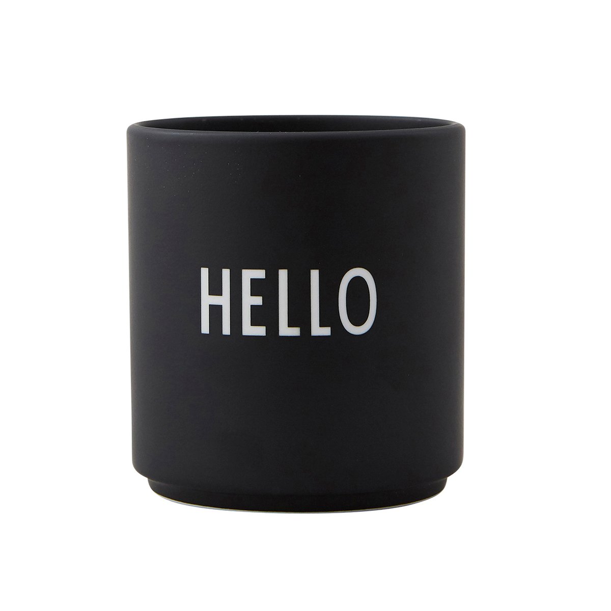 Design Letters Design Letters suosikkikuppi 25 cl Hello-black