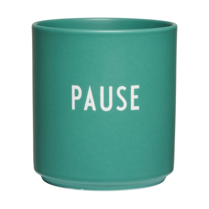 Design Letters suosikkikuppi 25 cl - Pause-antique green - Design Letters