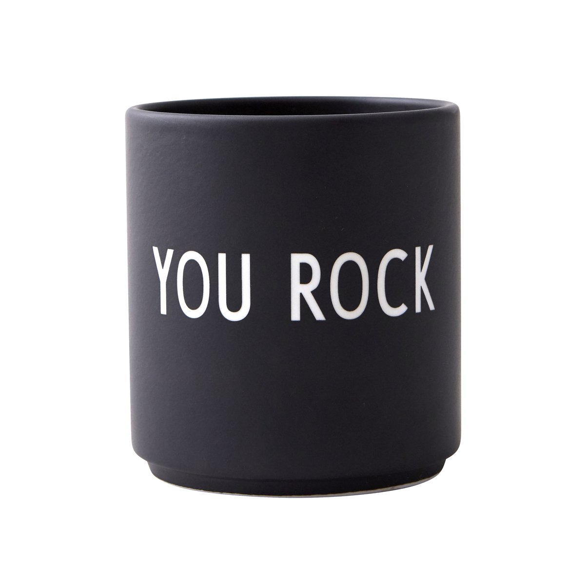 Design Letters Design Letters suosikkikuppi 25 cl You rock-black