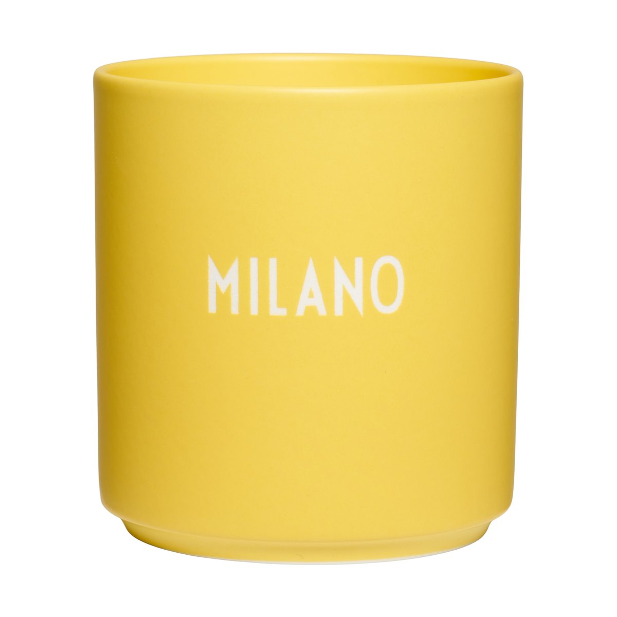 Design Letters Design Letters suosikkikuppi International 25 cl Milano-yellow