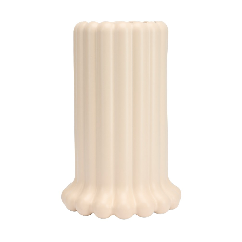 Design Letters Tubular vaasi large 24 cm Beige