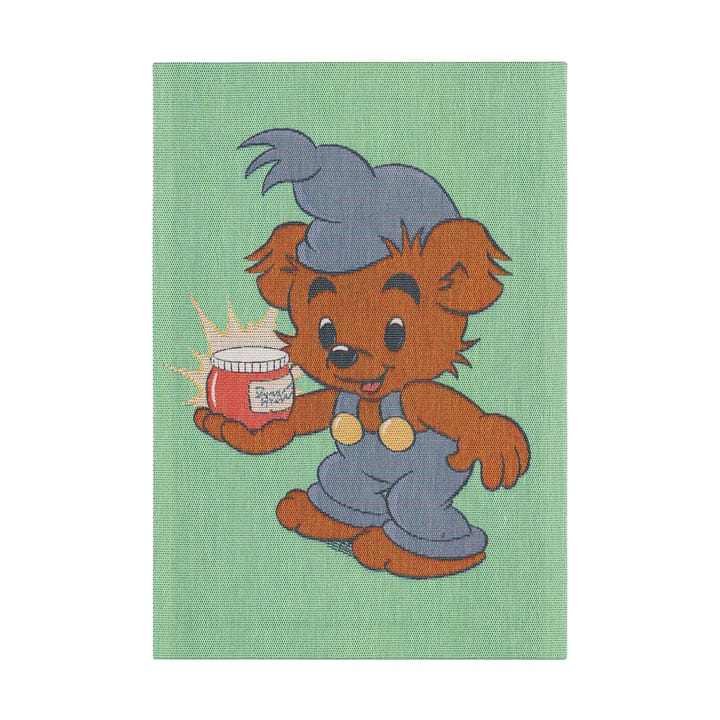 Bamse keittiöpyyhe 35x50 cm, Sinivihreä Ekelund Linneväveri