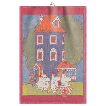 Muumi keitti�öpyyhe 35x50 cm - Moomin house - Ekelund Linneväveri