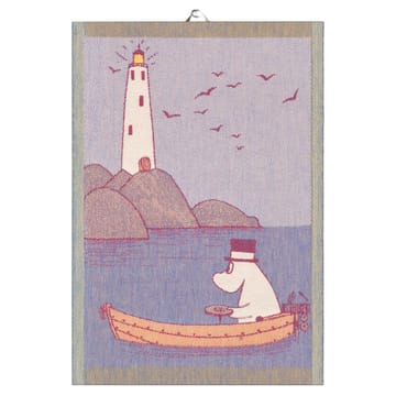 Muumi keitti�öpyyhe 35x50 cm - Row the boat - Ekelund Linneväveri