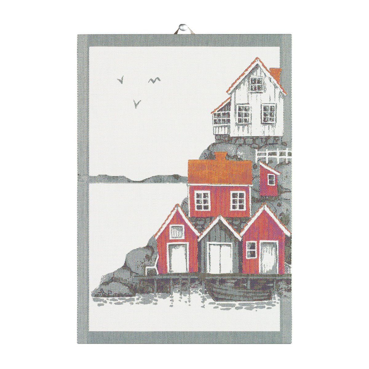 Ekelund Linneväveri Skärgård keittiöpyyheliina 35×50 cm Multi