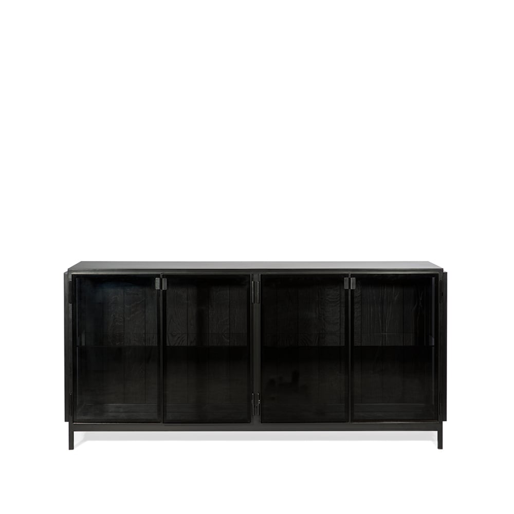 Ethnicraft Anders sideboard Musta 4 lasiovea metalli