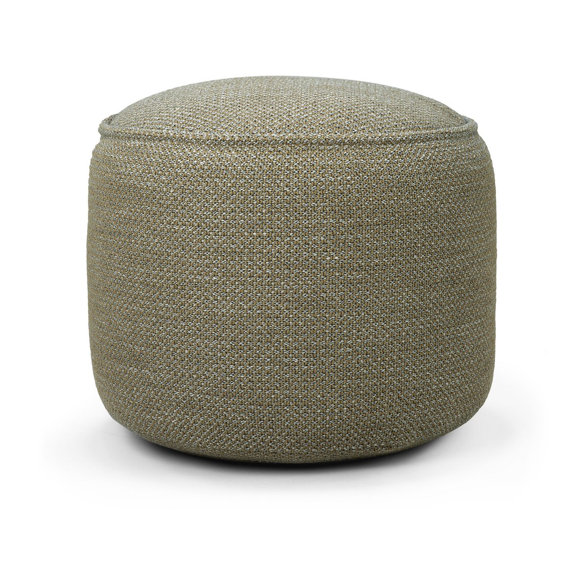 Ethnicraft Donut outdoor pouf -istuinrahi Mocha check