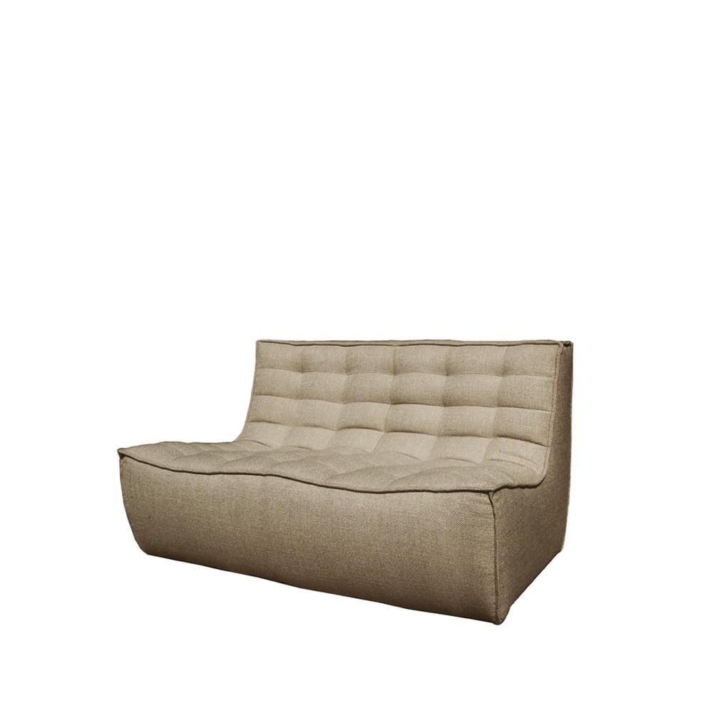 Ethnicraft N701 sohva 2-istuttava Kangas beige