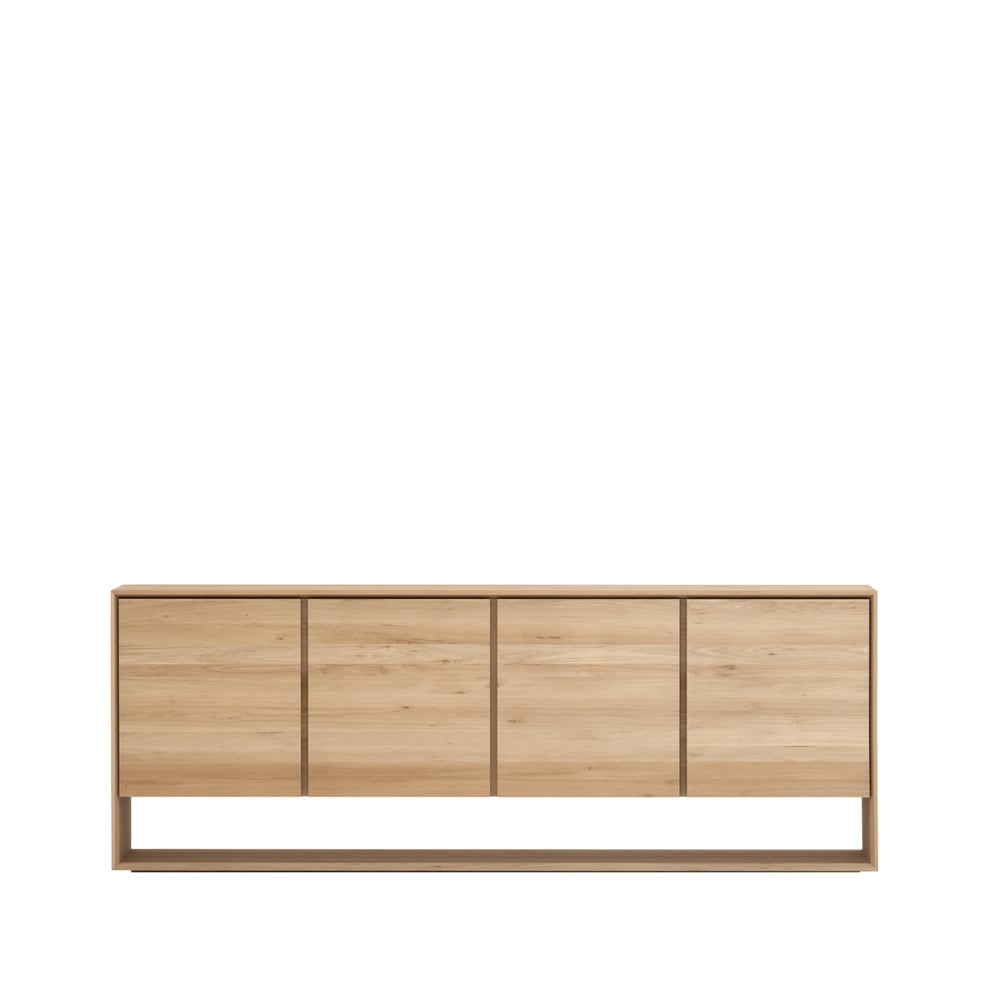 Ethnicraft Nordic sideboard Vahaöljytty tammi 4 ovea