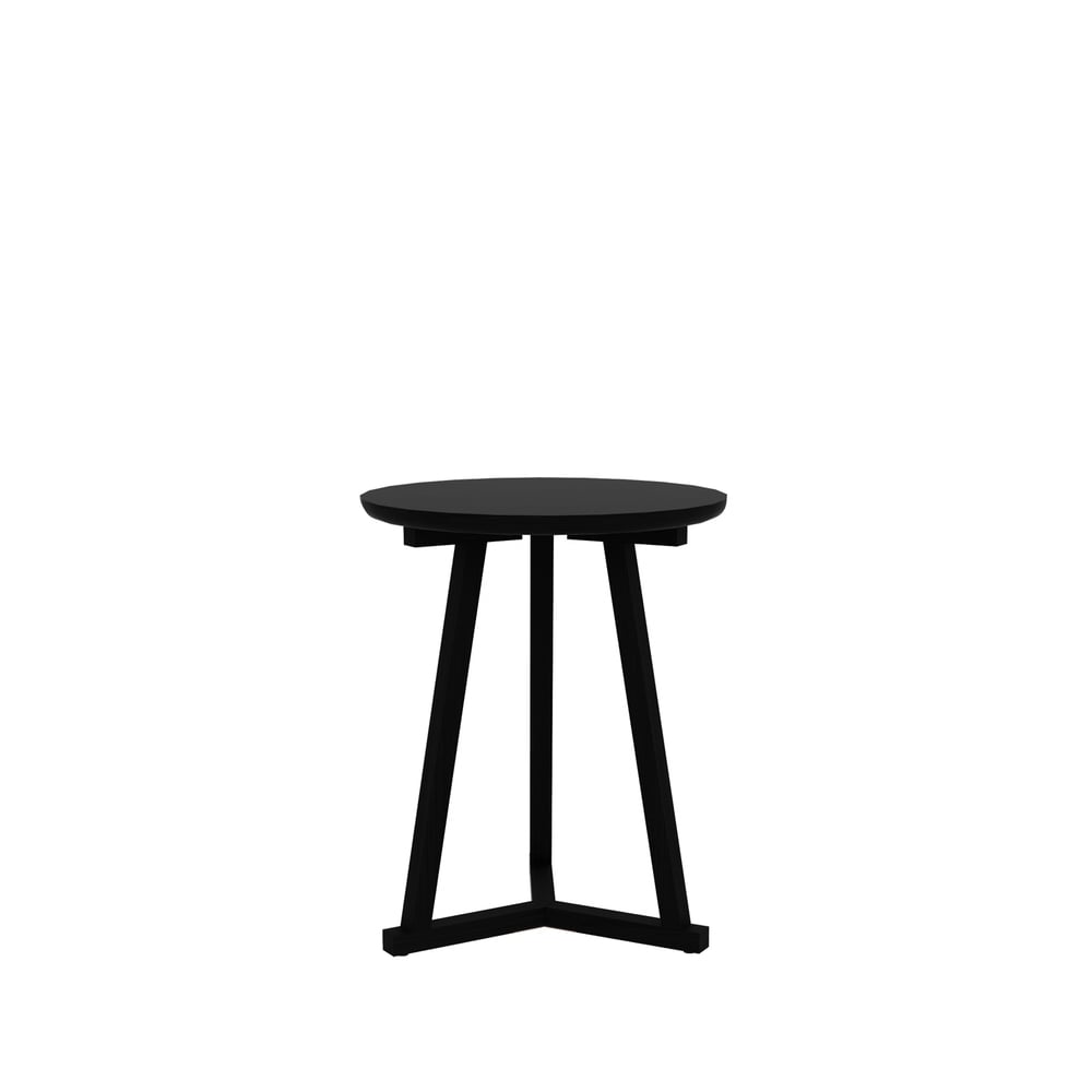 Ethnicraft Tripod sivupöytä Black oak small 56 x 46 cm