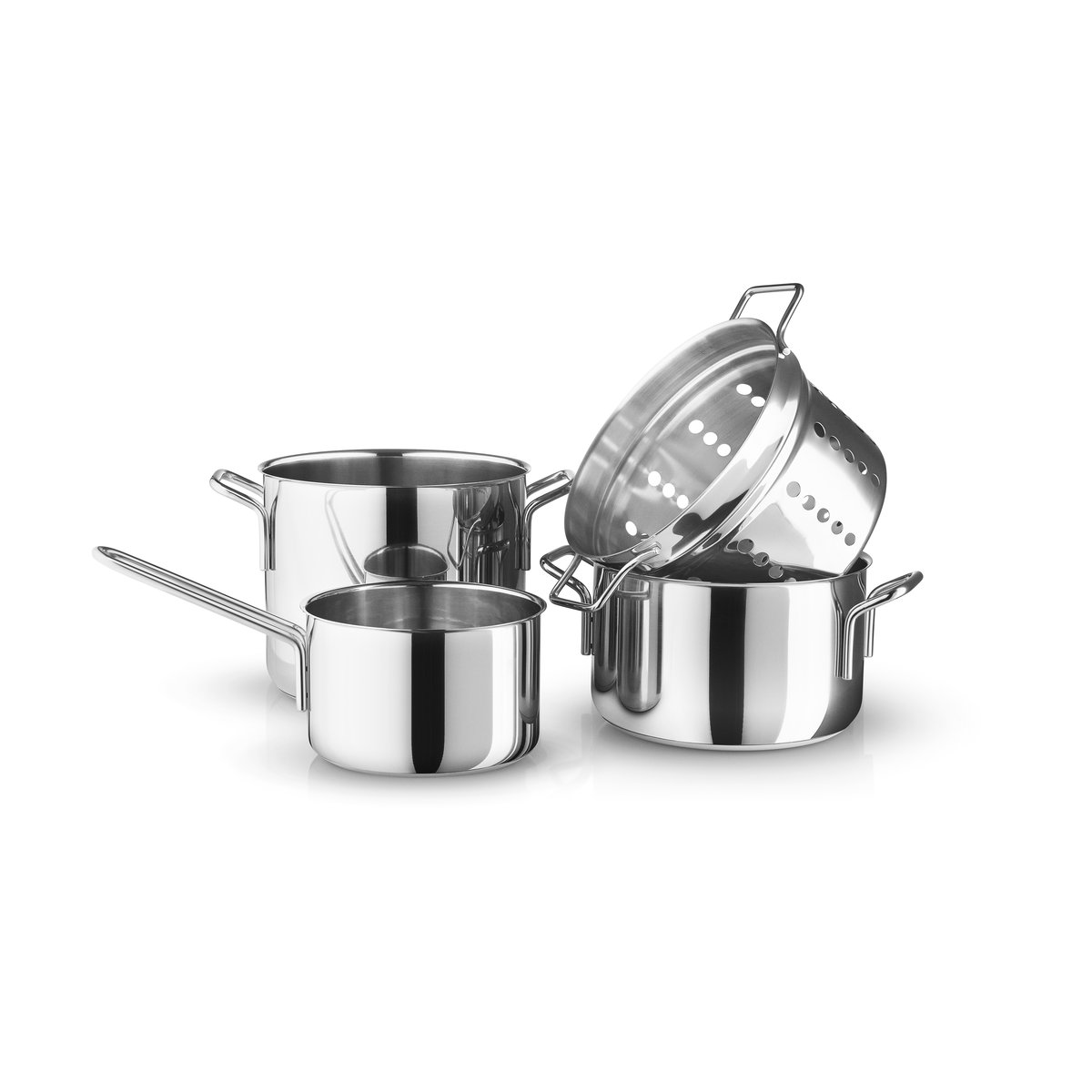 Eva Solo Eva Trio Stainless Steel kattilasetti 4 osaa Ruostumaton teräs