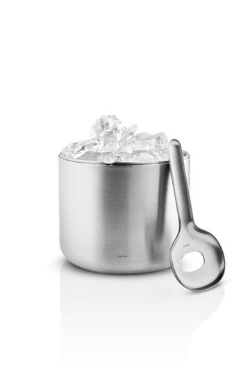 Liquid lounge jää-ämpäri lusikalla 1,4 l - Brushed steel - Eva Solo