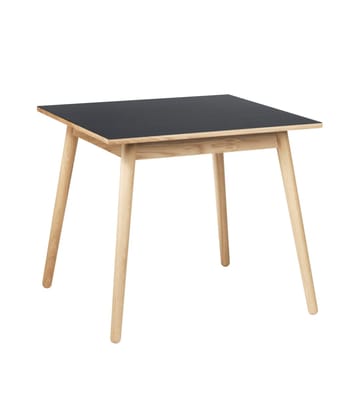 C35A ruokapöytä 82x82 cm - Dark grey-oak nature lacquered - FDB Møbler