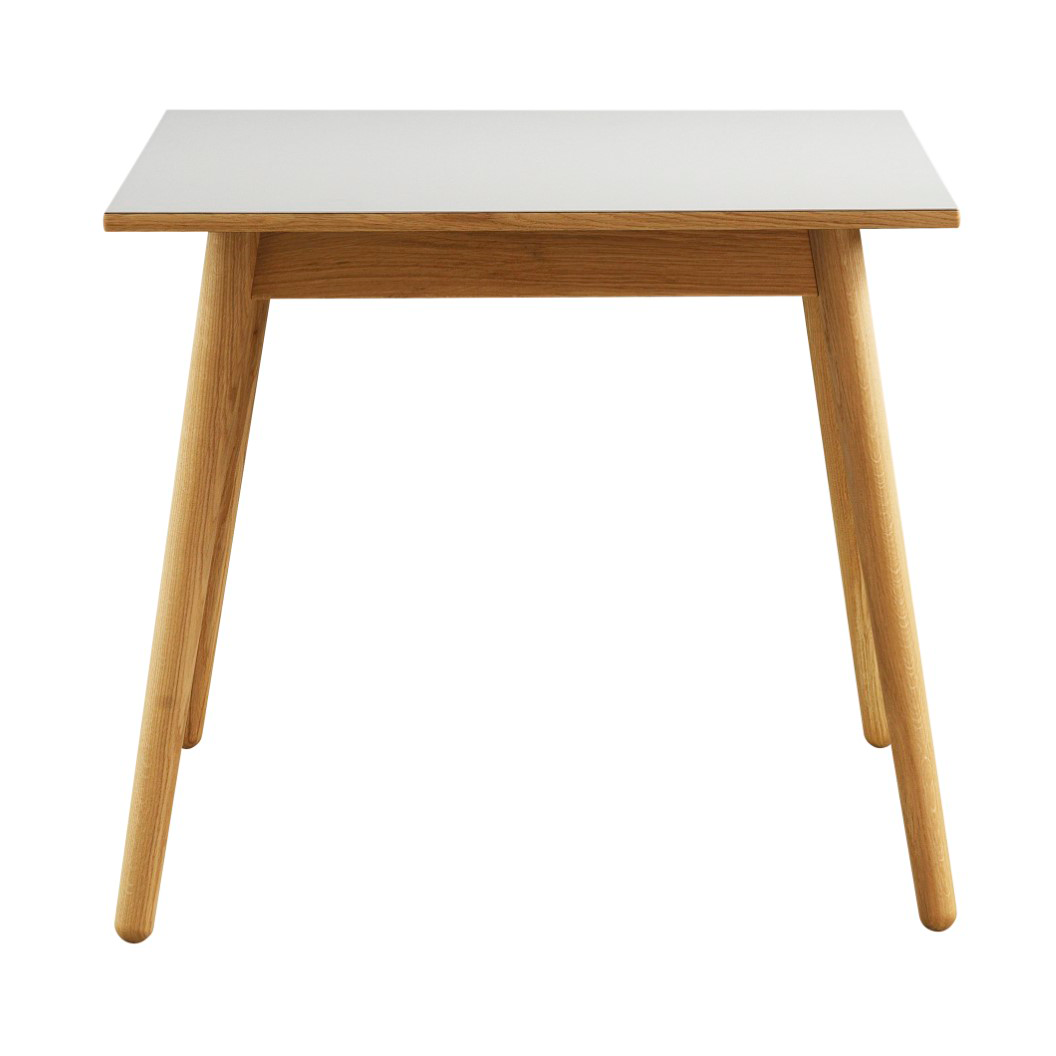 FDB Møbler C35A ruokapöytä 82×82 cm Light grey-oak nature lacquered