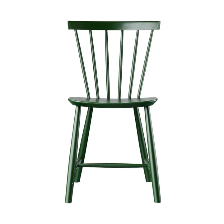 J46 tuoli - Beech bottle green painted - FDB Møbler