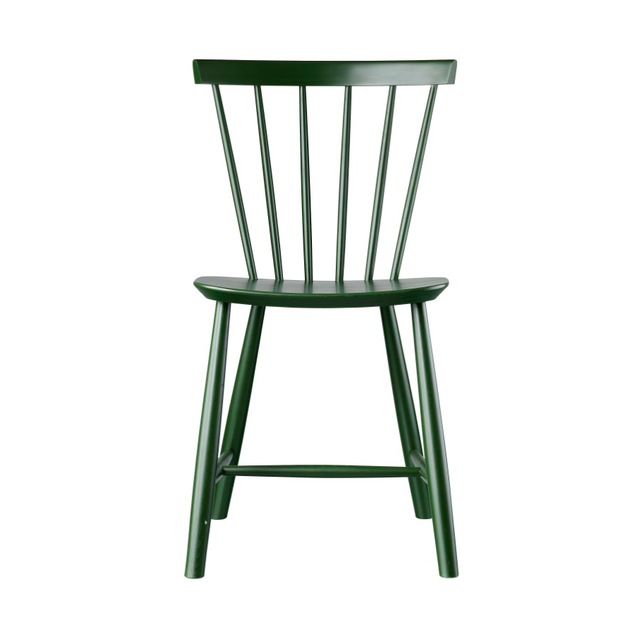 FDB Møbler J46 tuoli Beech bottle green painted