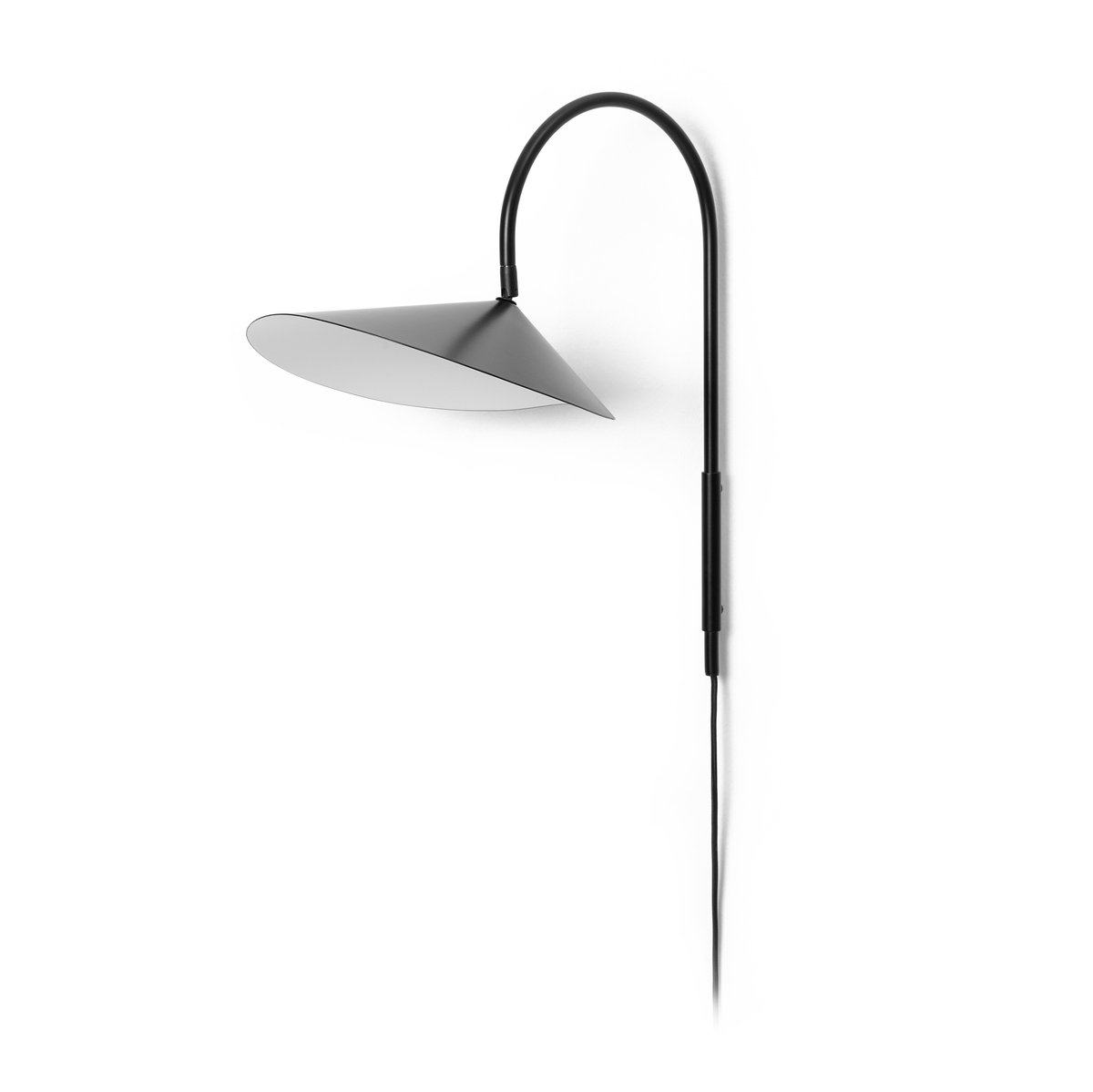 ferm LIVING Arum swivel seinävalaisin Black