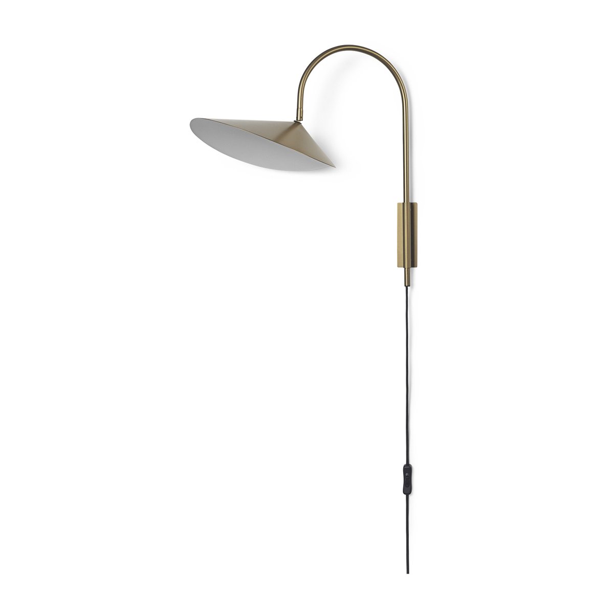 ferm LIVING Arum swivel seinävalaisin Bronze