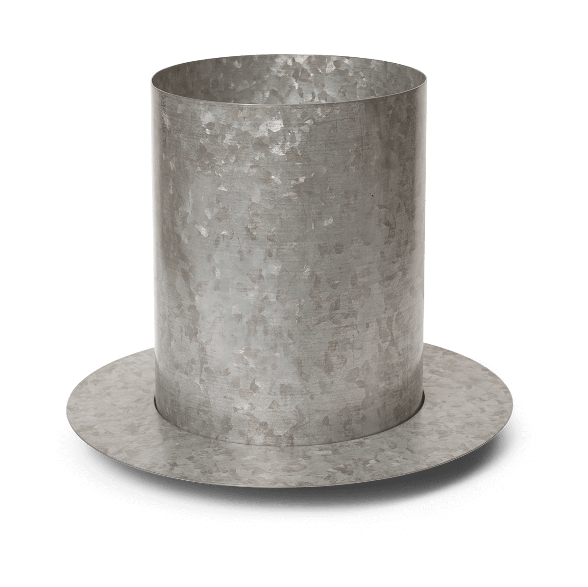 ferm LIVING Auran ruukku medium 26,6 cm Galvanized iron