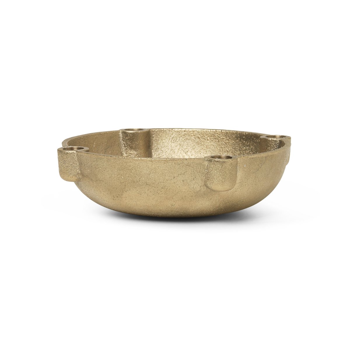 ferm LIVING Bowl adventtikynttelikkö messinki Brass