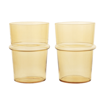 Boya juomalasi korkea 45 cl 2-pack. - Keltainen - Ferm Living