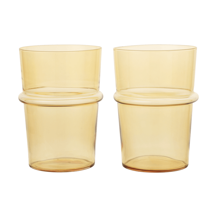 Boya juomalasi korkea 45 cl 2-pack., Keltainen Ferm Living