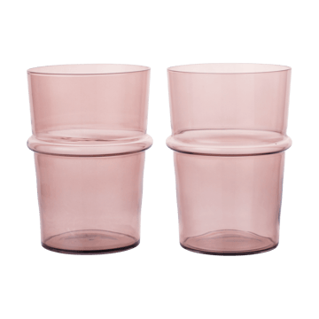 Boya juomalasi korkea 45 cl 2-pack. - Mauve. - Ferm Living