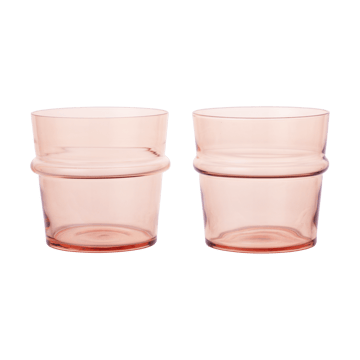 Boya juomalasi matala 30 cl 2-pack. - Blush - Ferm Living